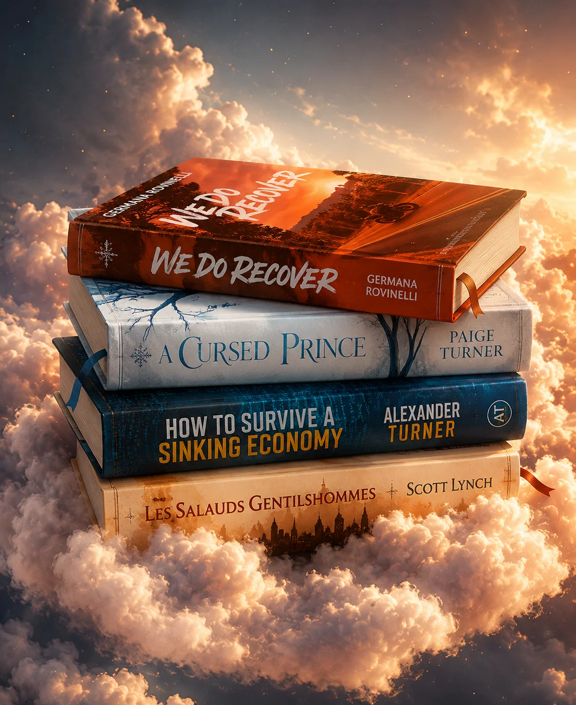 A stack of professionally edited books